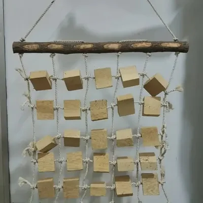 HEAVY WOODEN ROPE TOYS