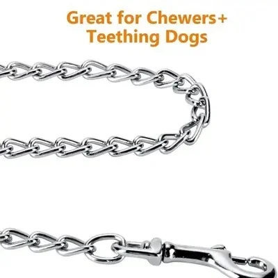 DOG CHAIN SILVER HOOK SIZE 4
