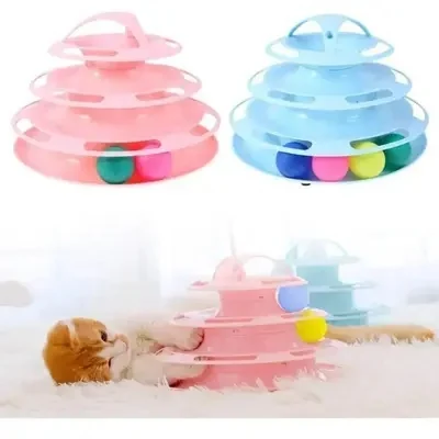CAT TOY 4 WHEEL LARGE WITH BALL