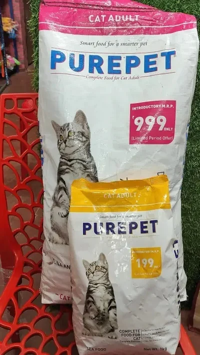 PUREPET 6 KG CAT & Purepet 1 kg cat free
