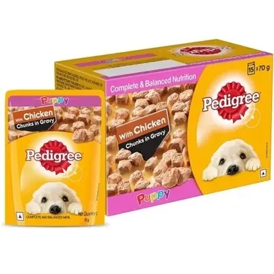 Gravy 70 Grm Chicken & chunks Adult Small